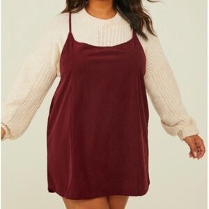 Arula Burgundy Dress